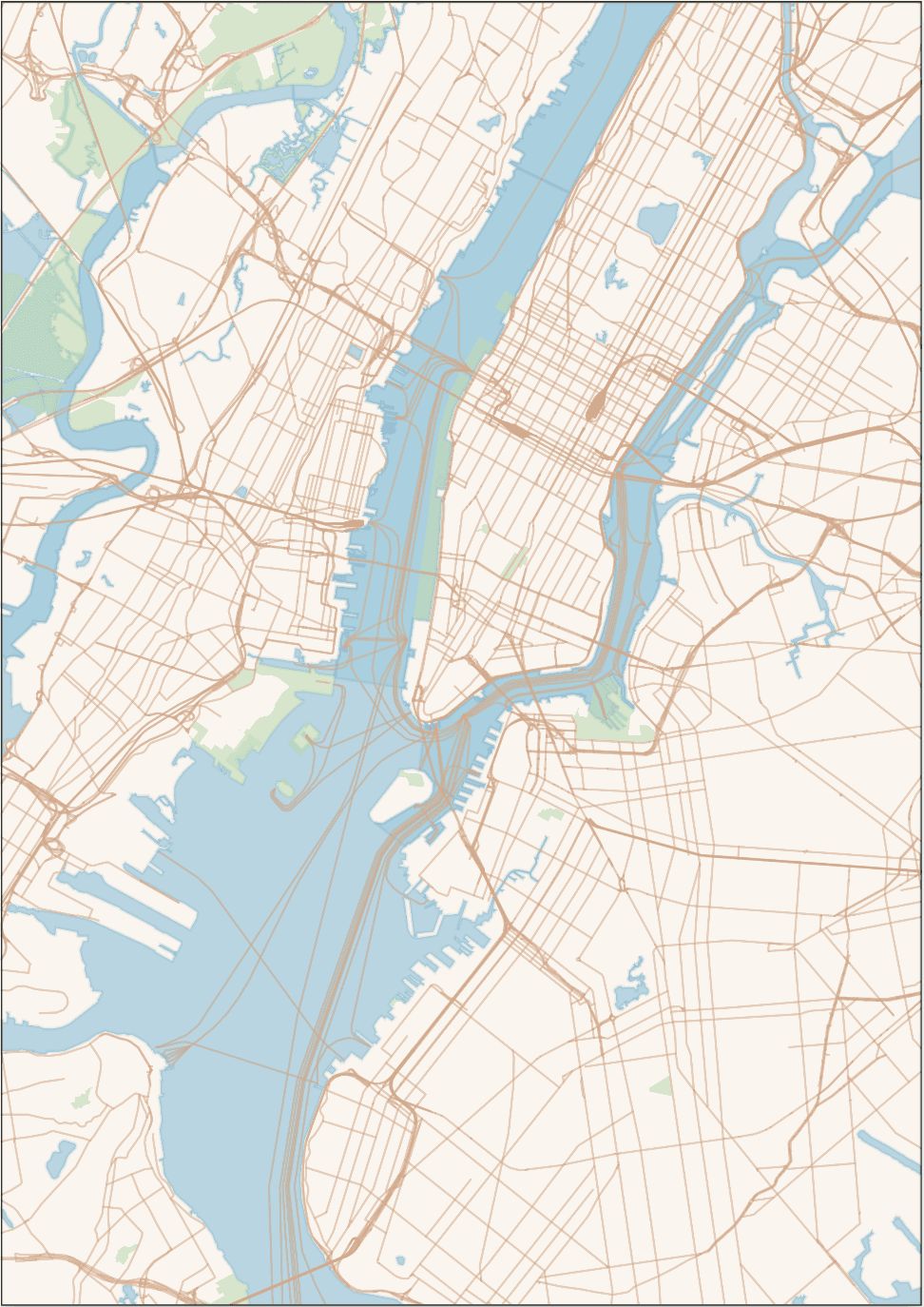 The place that keeps you close map collection example in New York